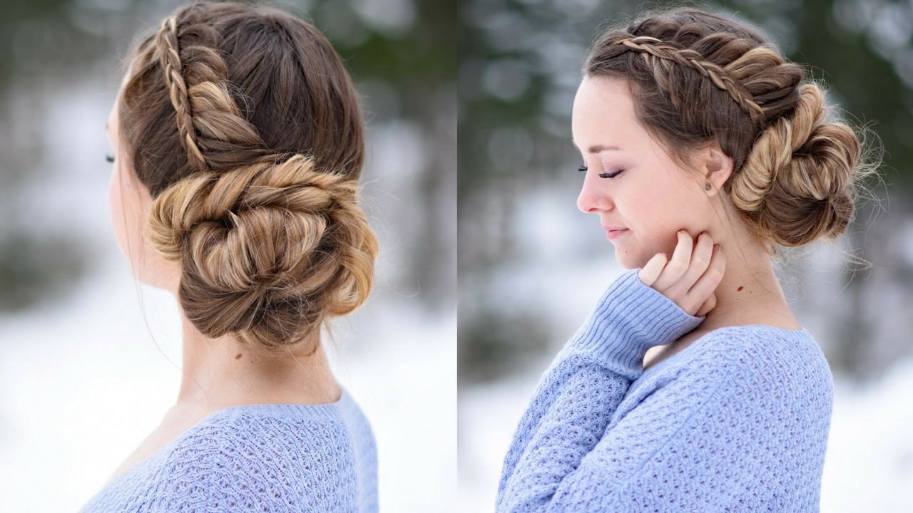 Cute Girls Hairstyles Com
 Stacked Fishtail Updo Prom Hairstyle