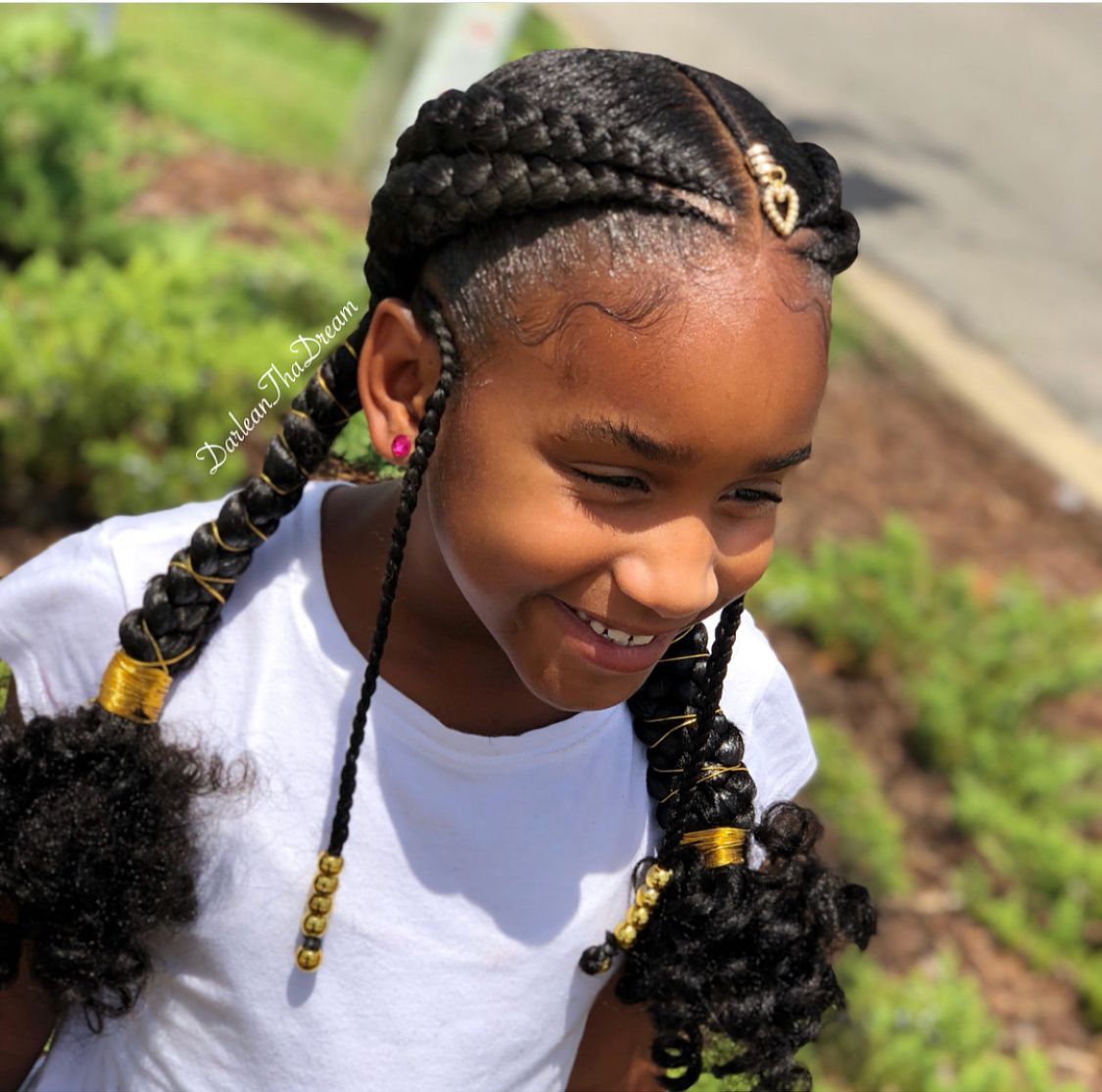 Cute Hairstyles For Black Toddlers
 Feed in braid style for natural kids hair in 2019