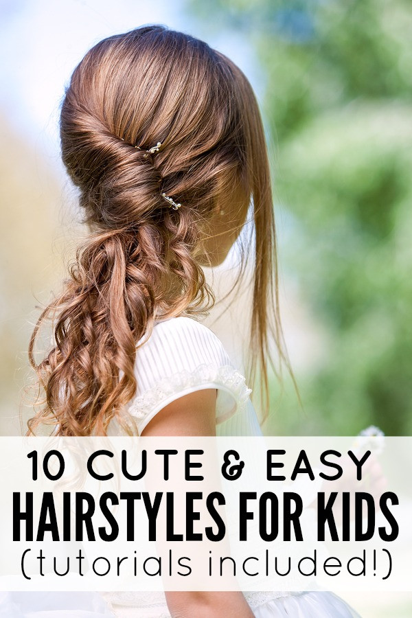 Cute Hairstyles For Little Kids
 10 Cute and Easy Hairstyles For Kids The Co