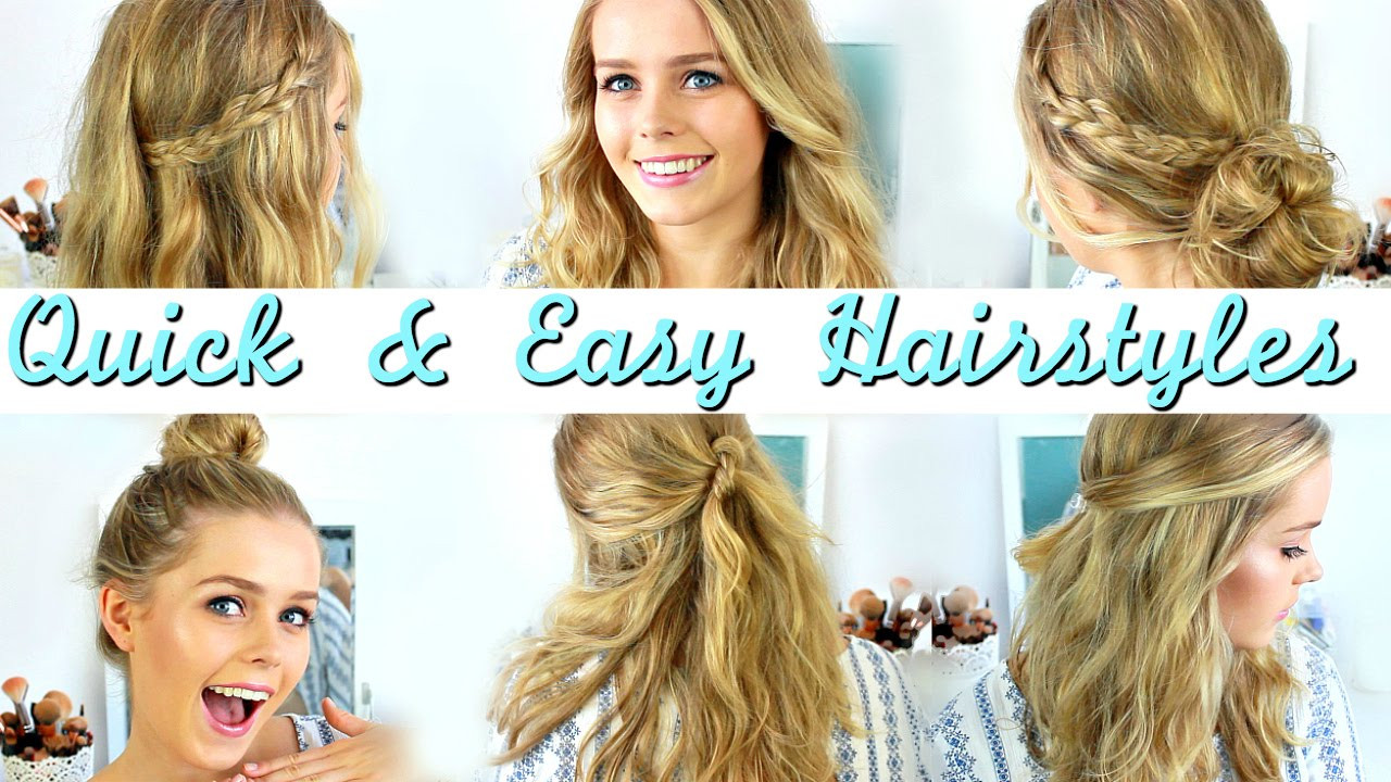 Cute Hairstyles For Medium Length Hair
 Quick Easy Heatless Hairstyles How To Style Medium