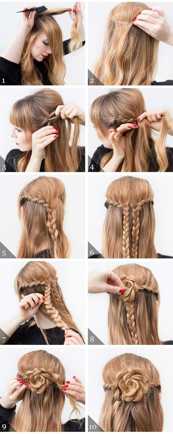 Cute Hairstyles Step By Step
 40 Easy Step By Step Hairstyles For Girls