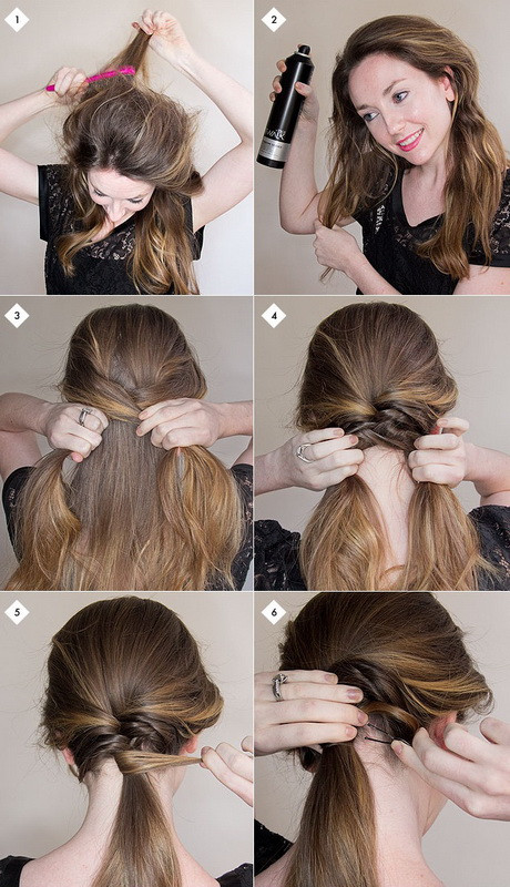 Cute Hairstyles Step By Step
 Easy hairstyles for long hair step by step