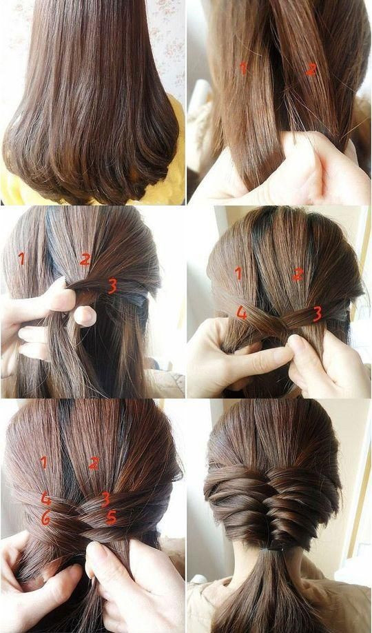 Cute Hairstyles Step By Step
 15 Simple Step By Step Hairstyles