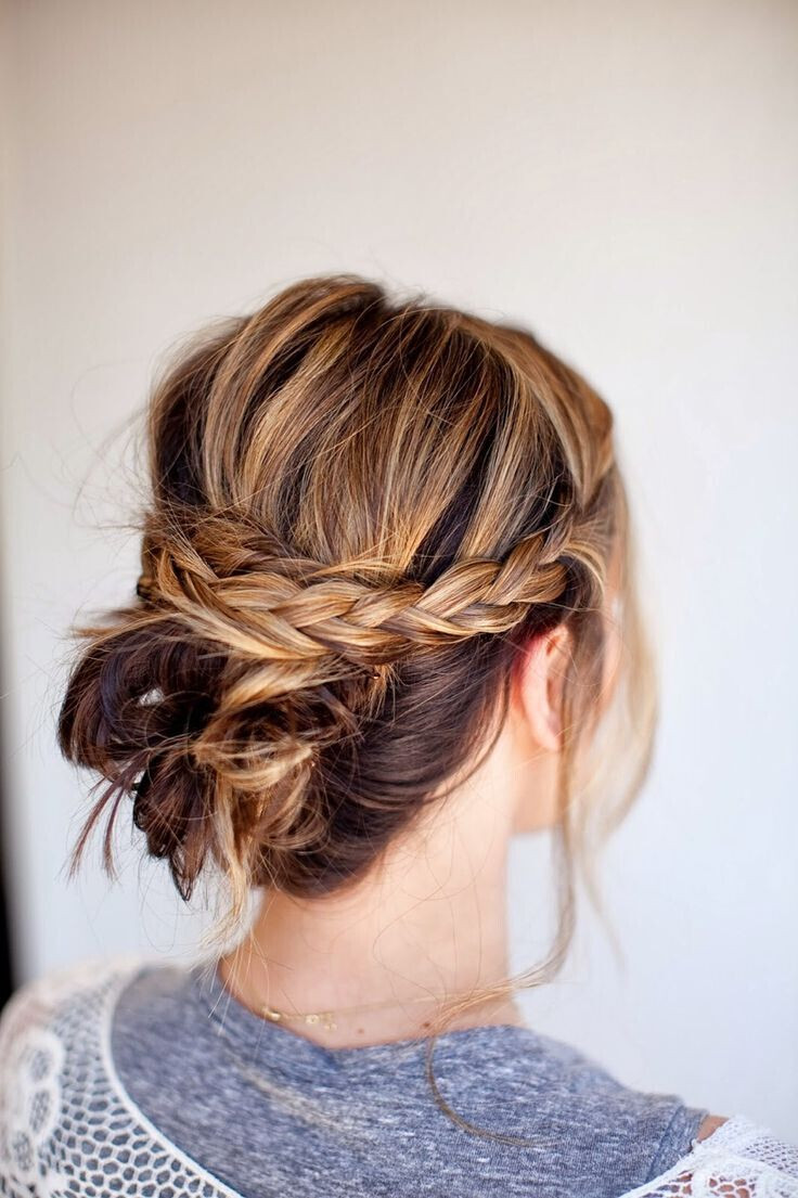 Cute Hairstyles To Do With Short Hair
 20 Easy Updo Hairstyles for Medium Hair Pretty Designs