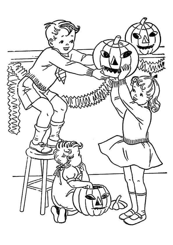 Cute Halloween Coloring Pages For Kids
 30 Cute Halloween Coloring Pages For Kids