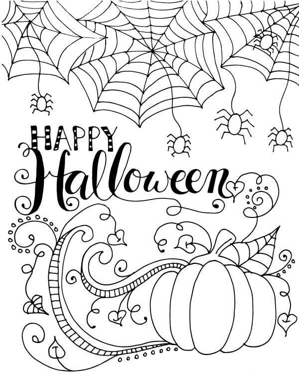 Cute Halloween Coloring Pages For Kids
 Halloween Coloring Pages For Kids Free Printables