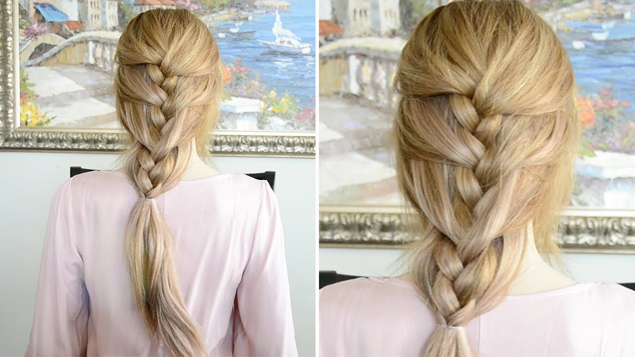 Cute Lazy Hairstyles
 Lazy Day French Braid Hairstyle