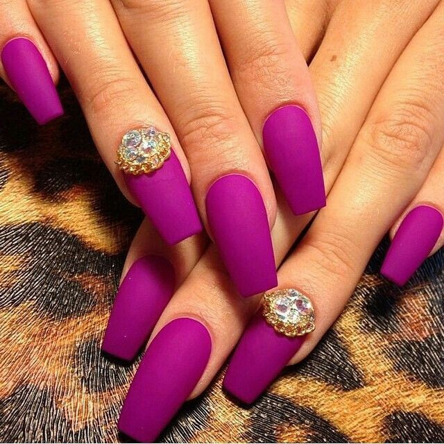 Cute Matte Nail Colors
 Violet Matte Nails s and for