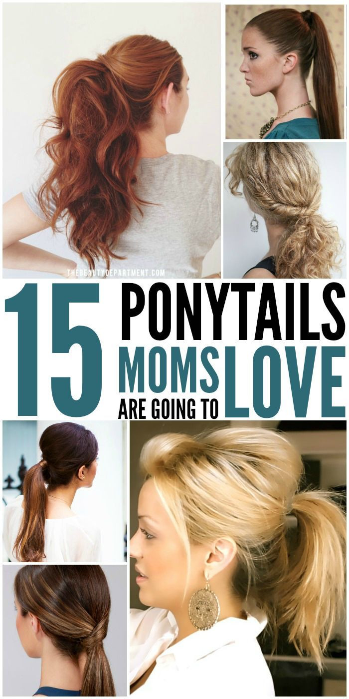 Cute Mom Hairstyles
 Ponytails Easy Tips to Make them look Fancy