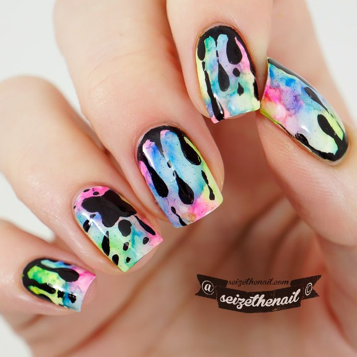 Cute Nail Art Designs
 Dripping goo SEIZETHENAIL