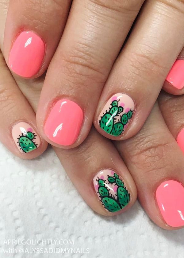 Cute Nail Ideas For Summer
 45 Summer and Spring Nails Designs and Art Ideas April