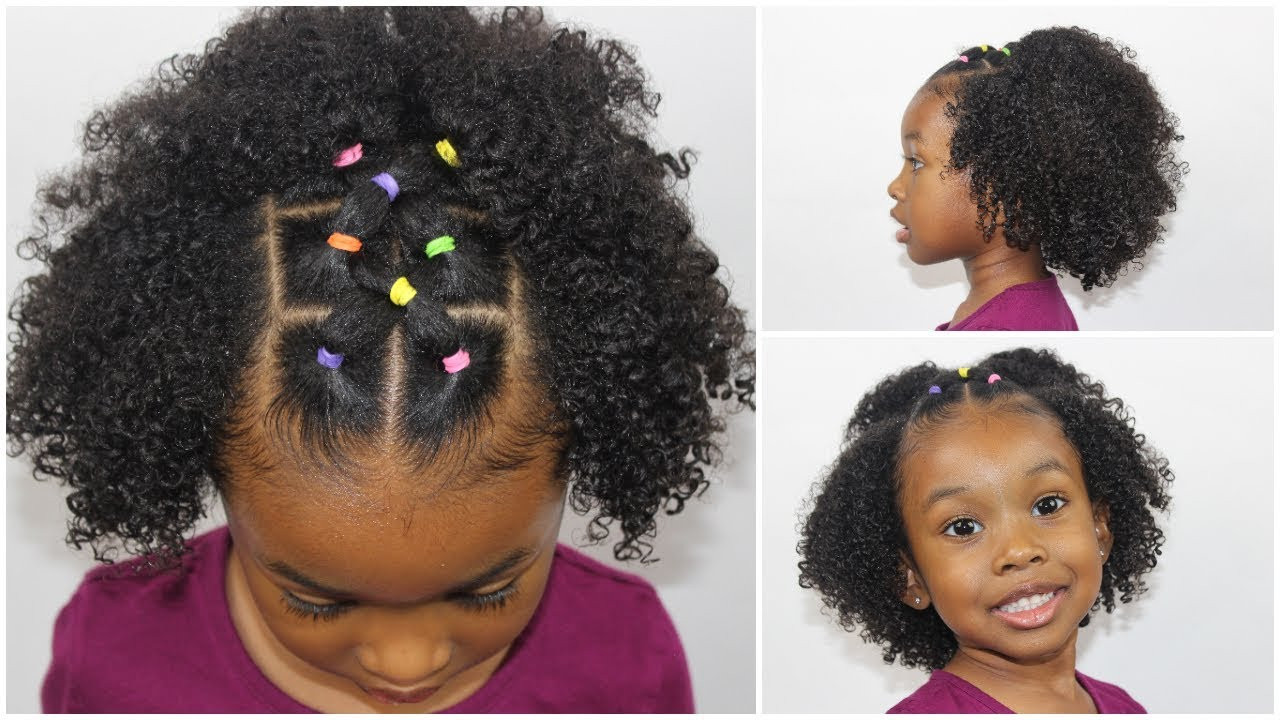 Cute Natural Hairstyles For Little Girls
 Elastic Hairstyle👧🏾
