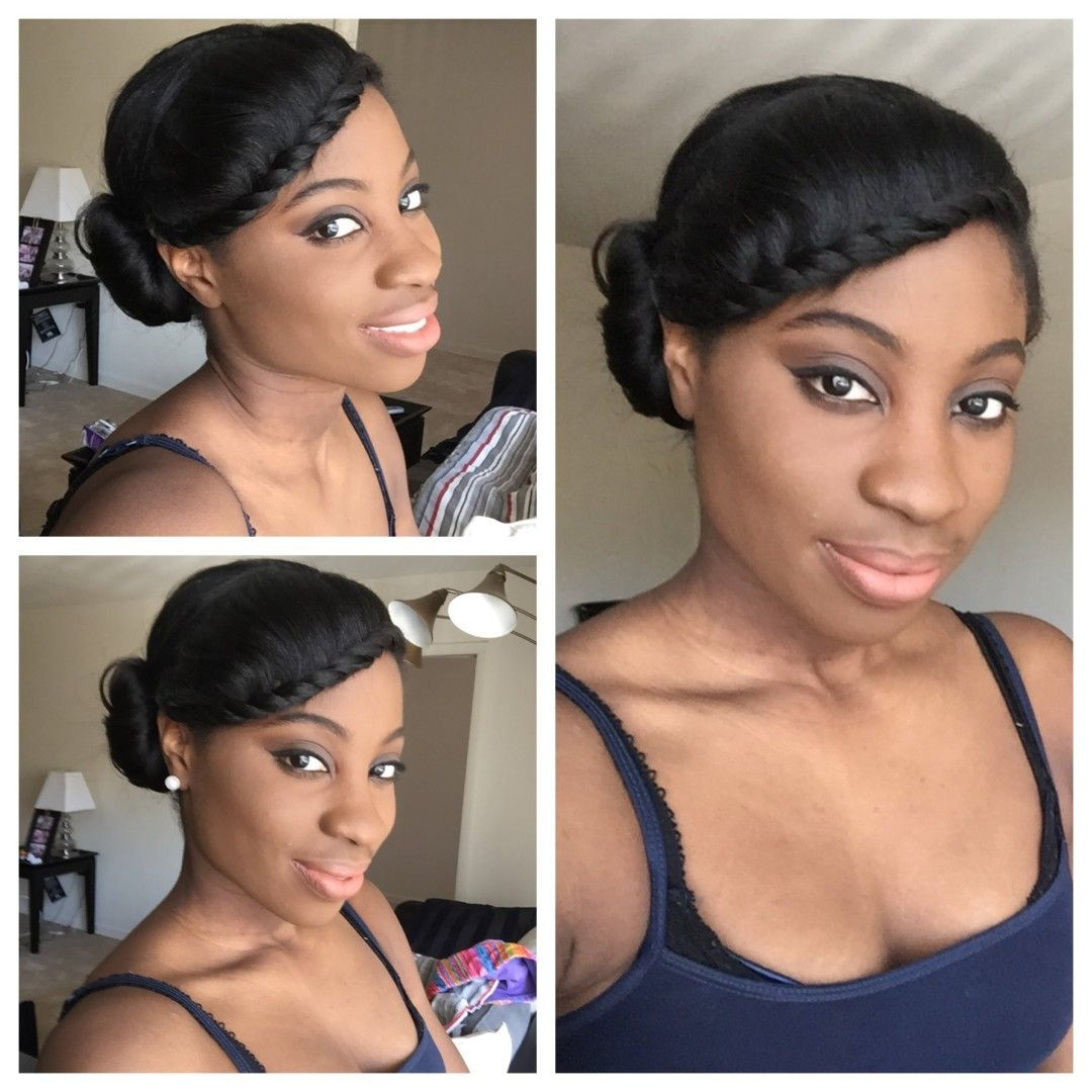 Cute Protective Hairstyles For Relaxed Hair
 Simple Protective Style relaxed Hair [Video]