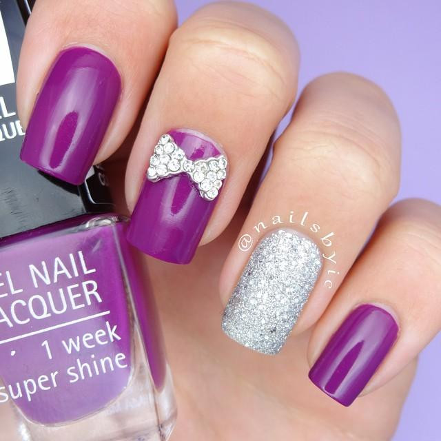 Cute Purple Nail Designs
 Nails Archives Styles Art