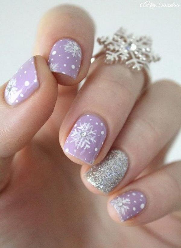 Cute Purple Nail Designs
 30 Chosen Purple Nail Art Designs For Creative Juice