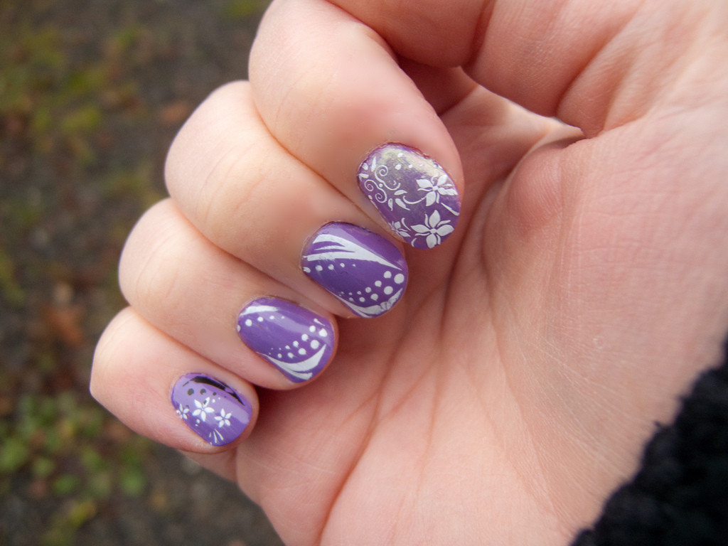 Cute Purple Nail Designs
 Purple Nail Arts