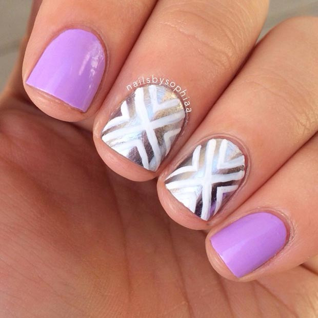 Cute Purple Nail Designs
 Top 55 Purple Nails are Punchy and Perfect
