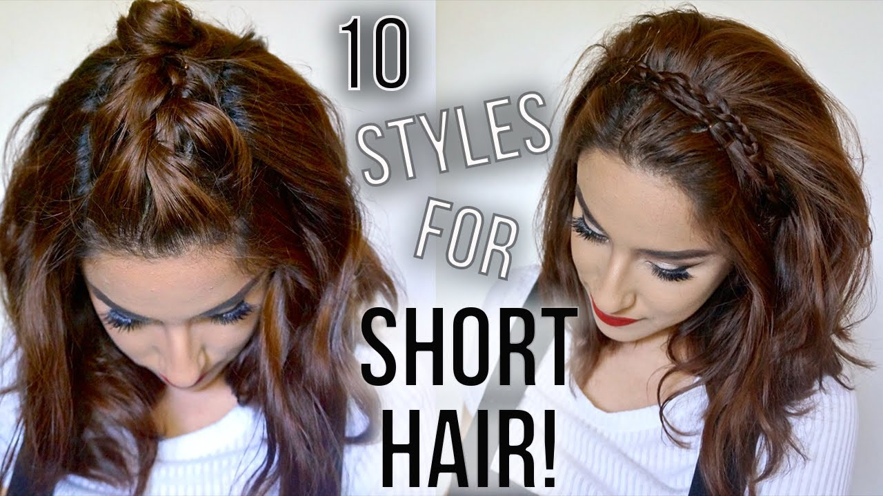 Cute Quick Hairstyles For Short Hair
 10 Hairstyles for Short Hair Quick & Easy How I