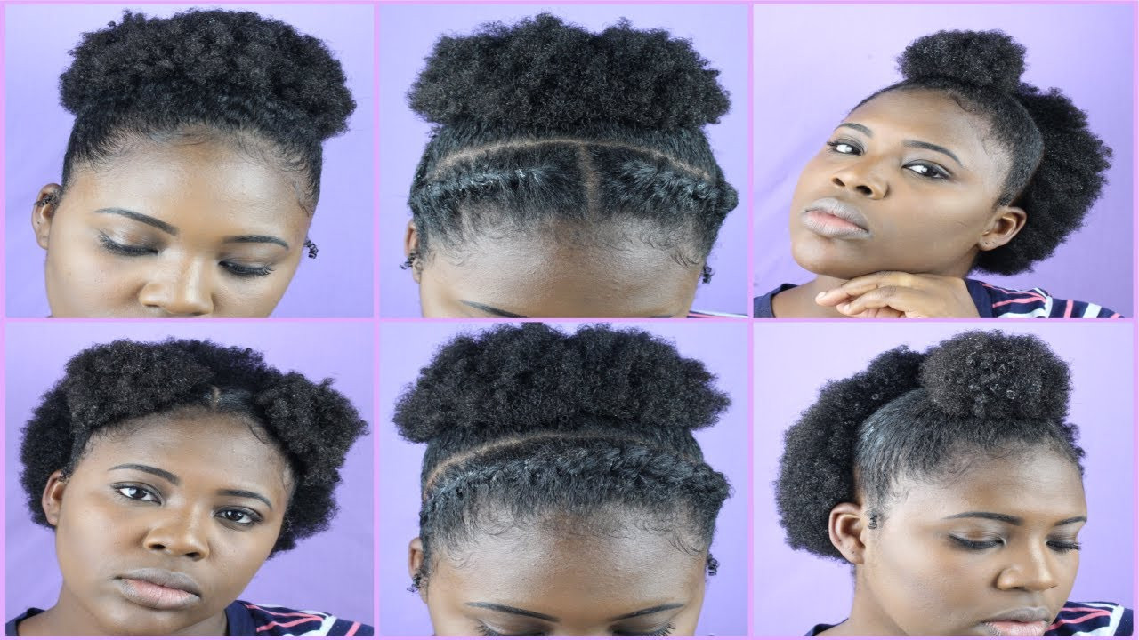 Cute Quick Natural Hairstyles
 NATURAL HAIRSTYLES TUTORIAL Quick & Easy 4B 4C HAIR High
