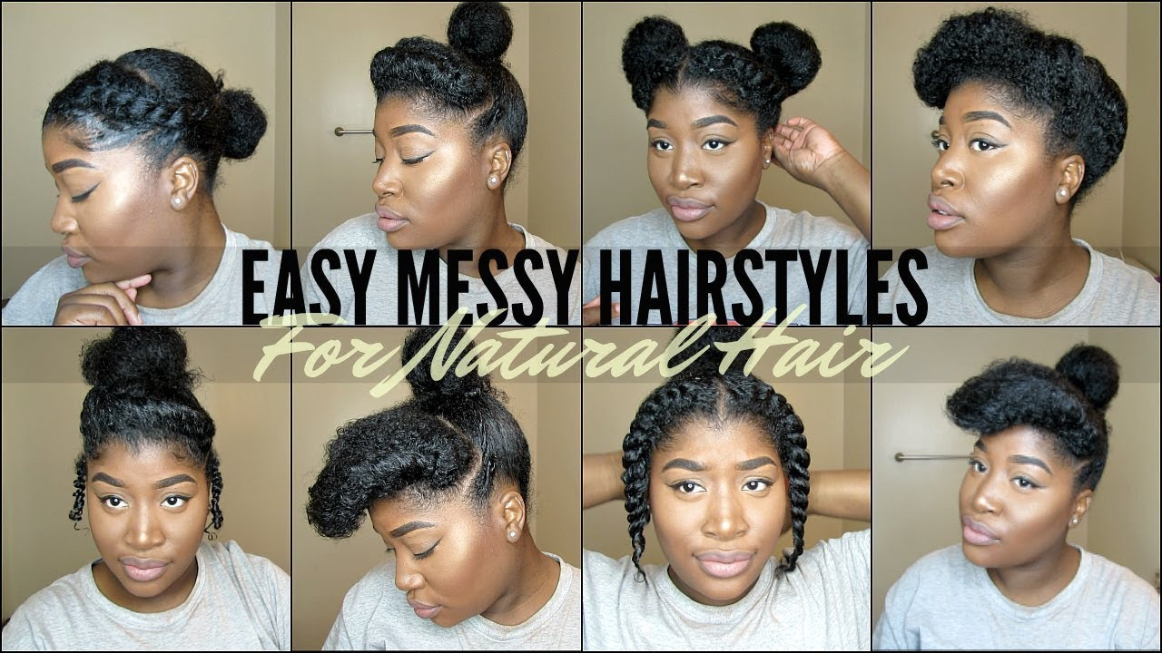 Cute Quick Natural Hairstyles
 8 QUICK & EASY NATURAL HAIRSTYLES FOR 4 TYPE NATURAL HAIR