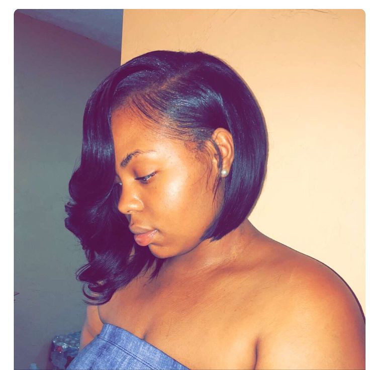 Cute Quick Weave Hairstyles
 Cute Grown and y Bob weave sewin natural c