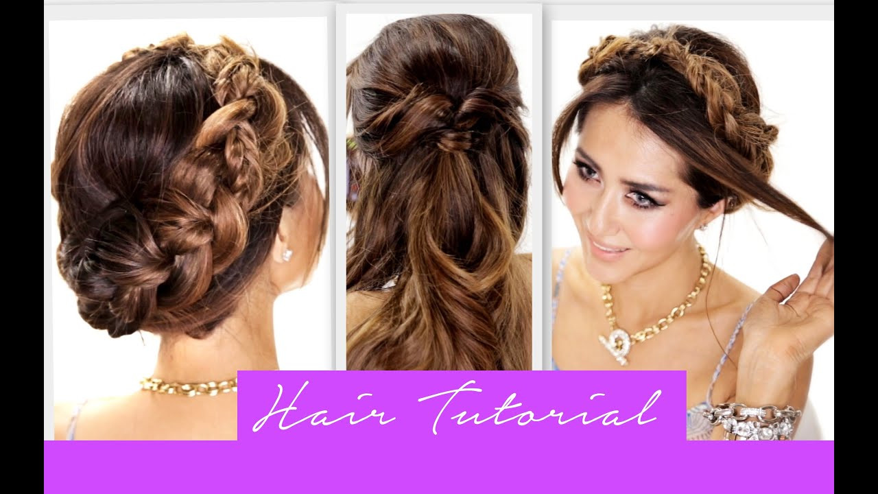 Cute School Hairstyles
 3 Amazingly EASY BACK TO SCHOOL HAIRSTYLES
