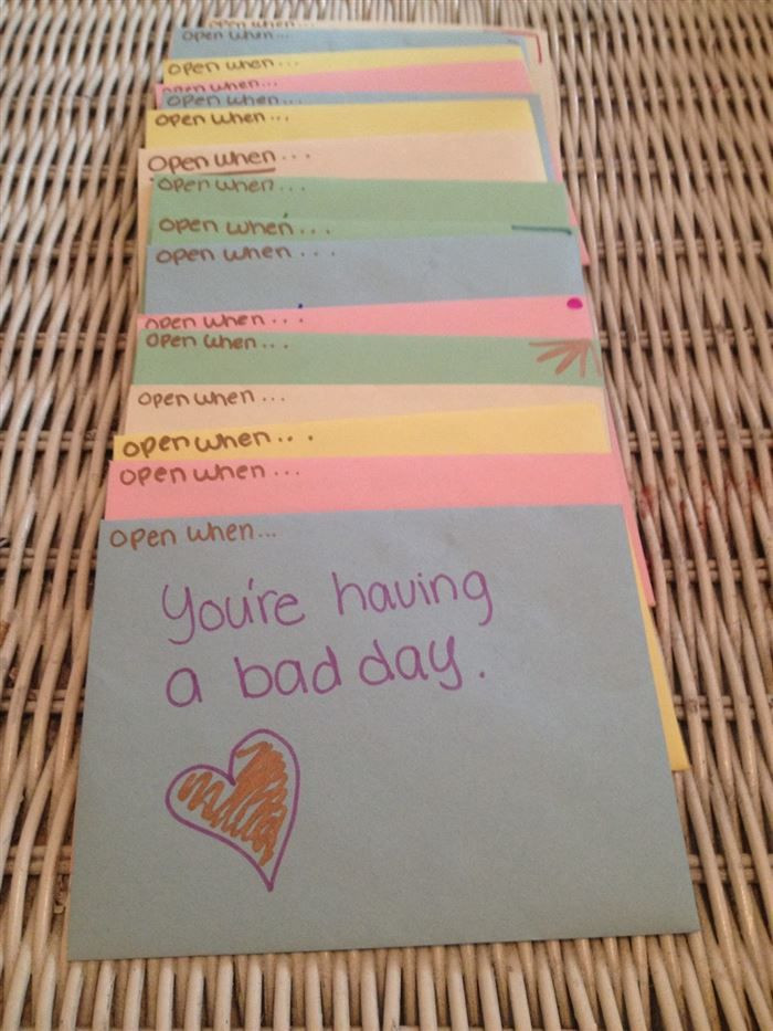 Cute Sentimental Gift Ideas For Boyfriend
 The Best Sentimental Gift "Open When " Letters Awesome
