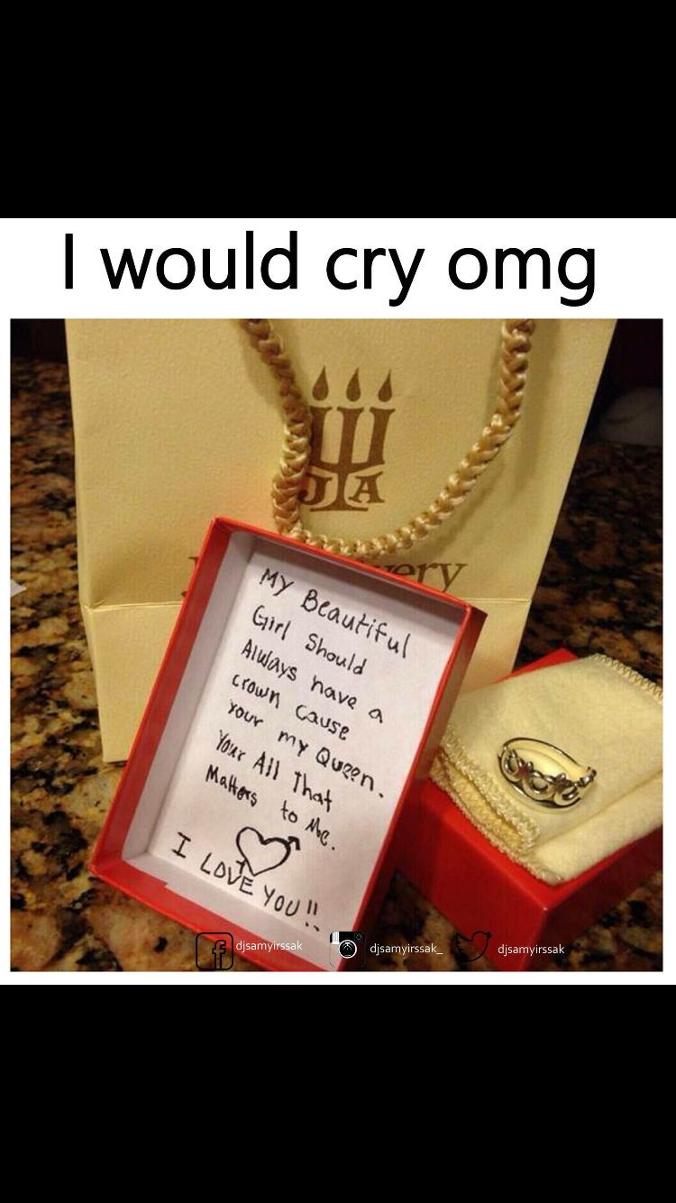 Cute Sentimental Gift Ideas For Boyfriend
 This is soooo cute and sweet Rings