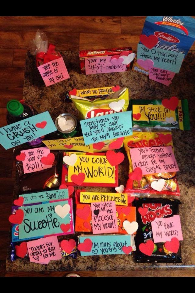 Cute Valentines Day Gift Ideas For Him
 Care package idea