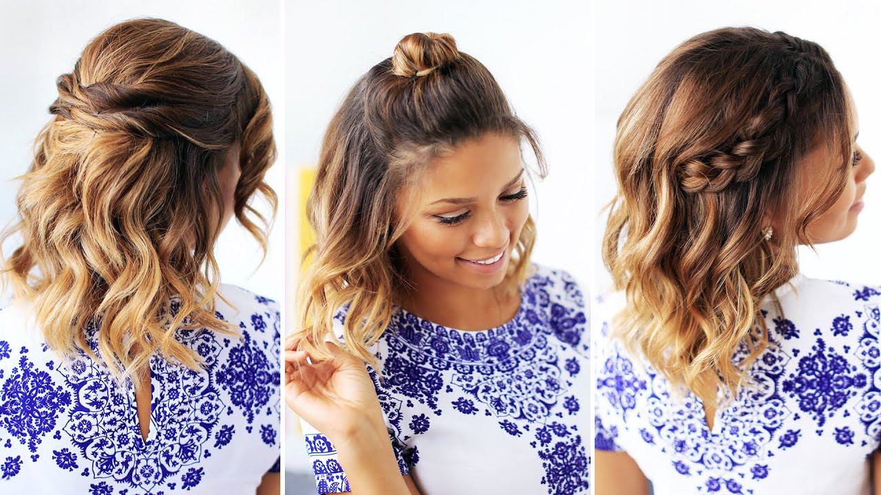 Cute Ways To Cut Your Hair
 3 Easy Hairstyles for Short Hair
