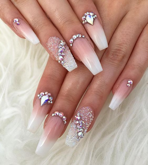 Cute Wedding Nails
 Pin by Sarah Fowler on Nails in 2019
