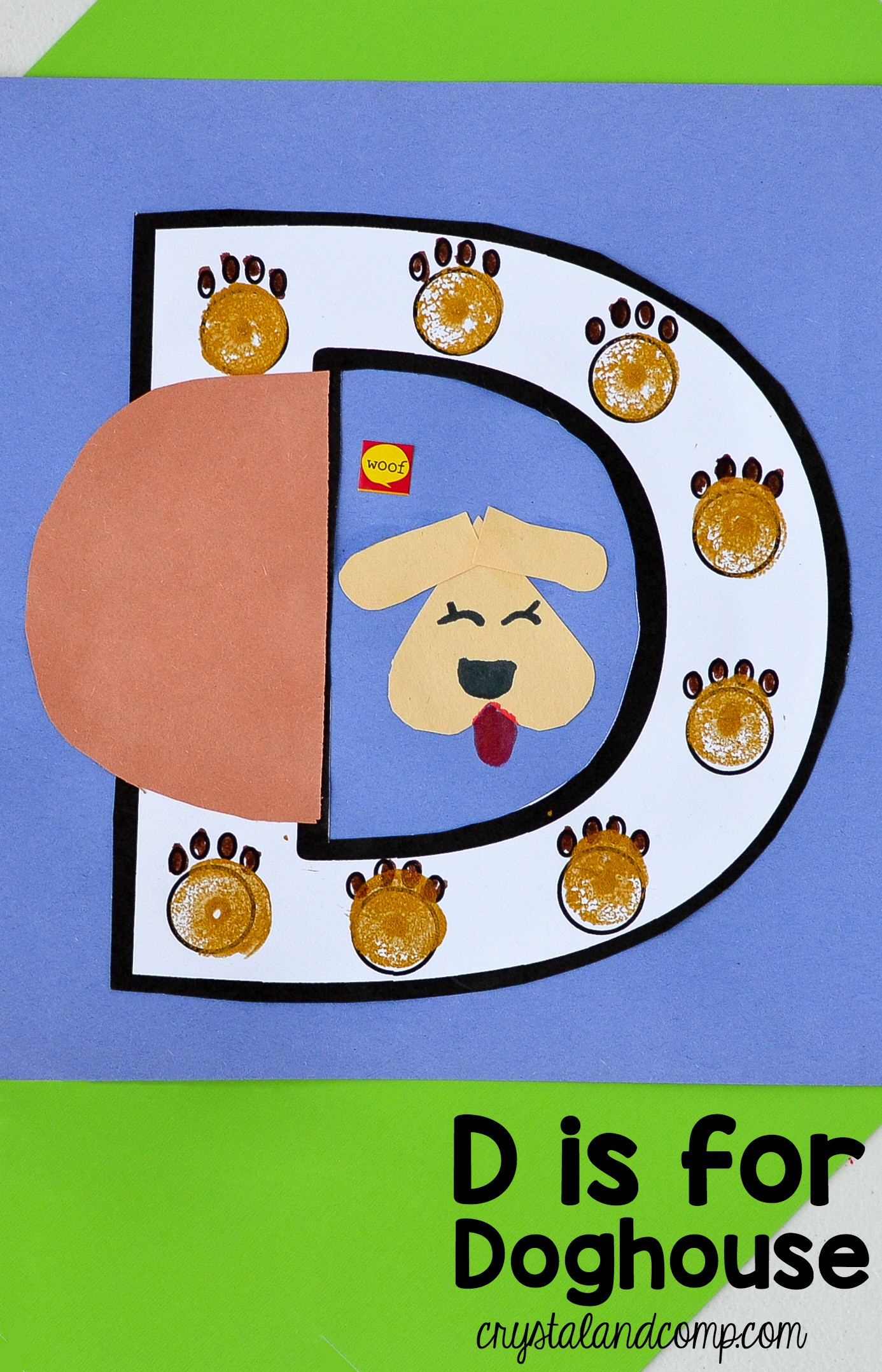 D Crafts For Preschoolers
 D is for Doghouse Letter of the Week