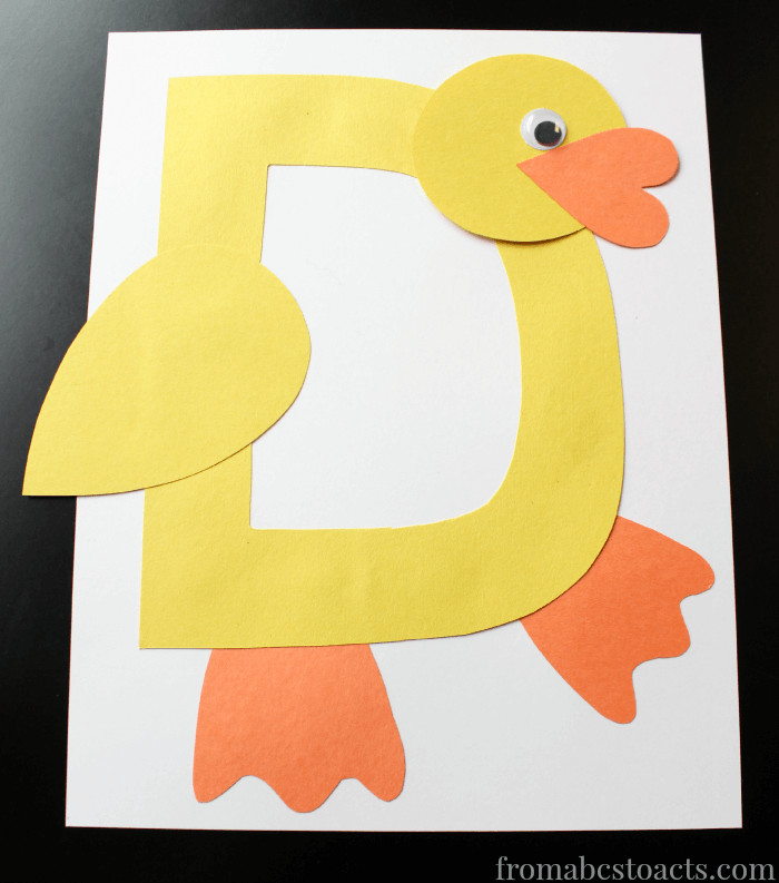 D Crafts For Preschoolers
 Preschool Alphabet Book Uppercase Letter D