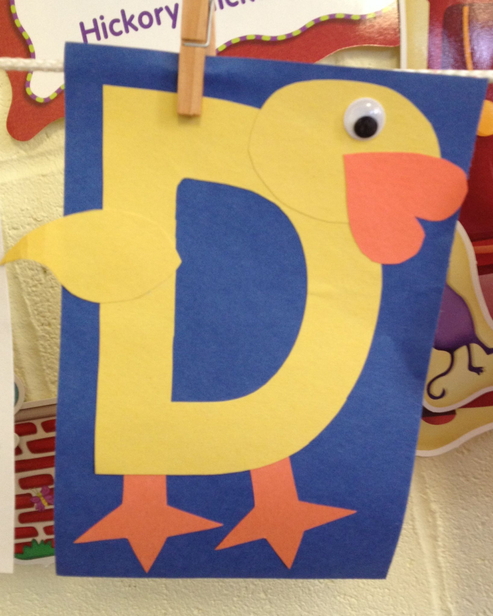 D Crafts For Preschoolers
 Preschool Letter D craft