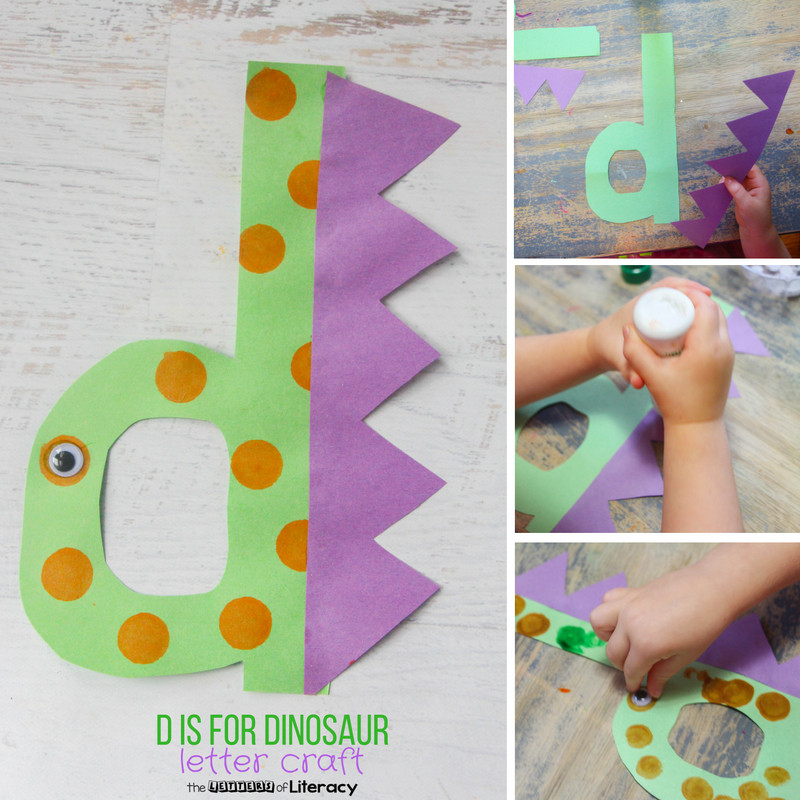 D Crafts For Preschoolers
 Letter D Craft D is for Dinosaur The Letters of Literacy