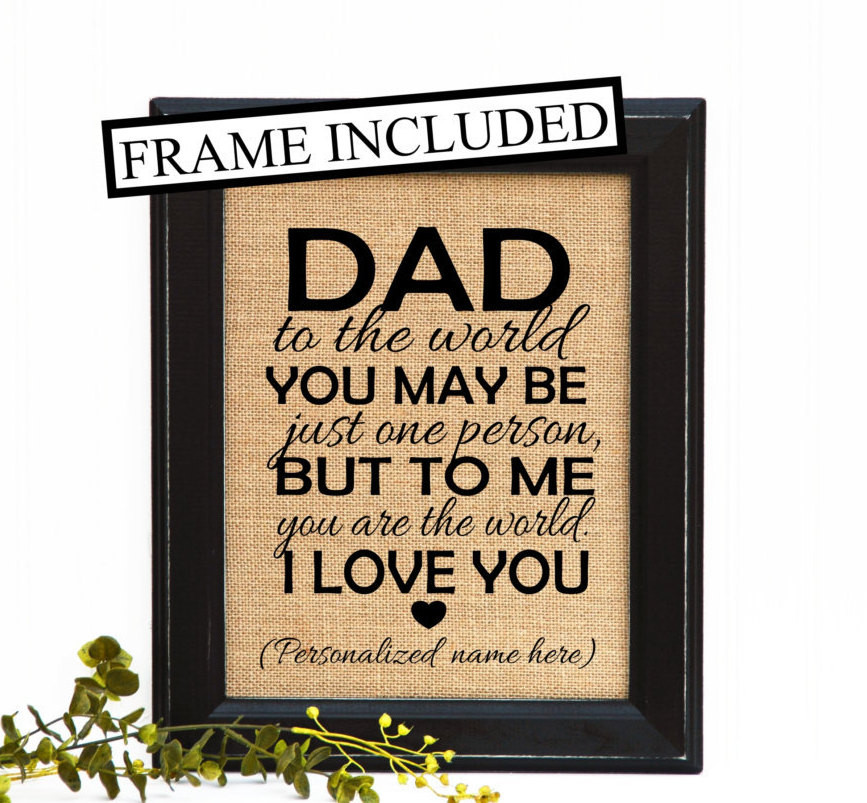Dad Birthday Gifts From Daughter
 Father from daughter Father from son Dad by