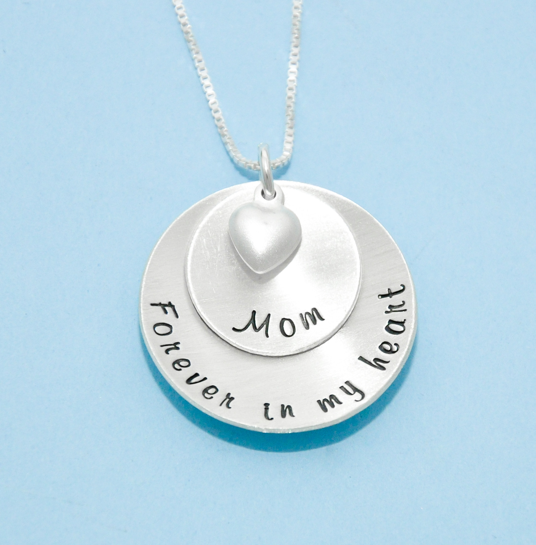 Dad Memorial Necklace
 In memory of necklace Dad – Mom – Memorial necklace