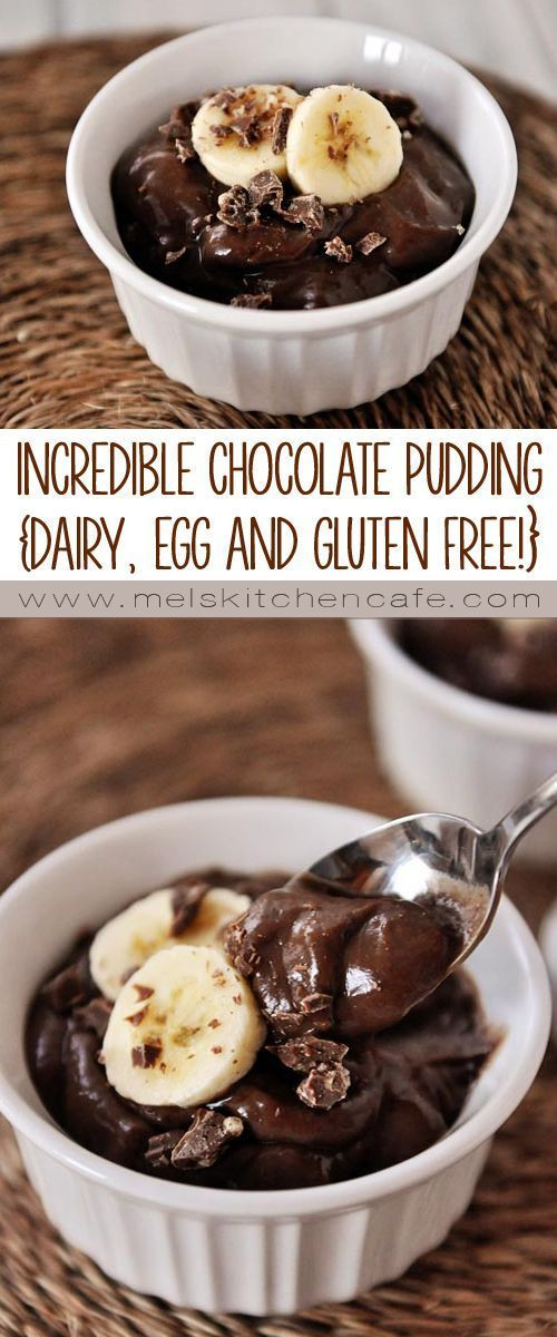 Dairy And Egg Free Desserts
 Incredible Chocolate Pudding Dairy and Egg Free