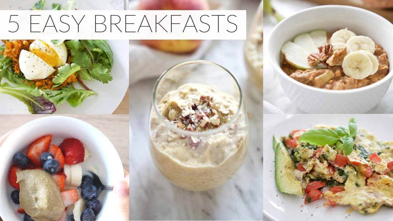 Dairy Free Breakfast Recipes
 5 EASY BREAKFAST RECIPES