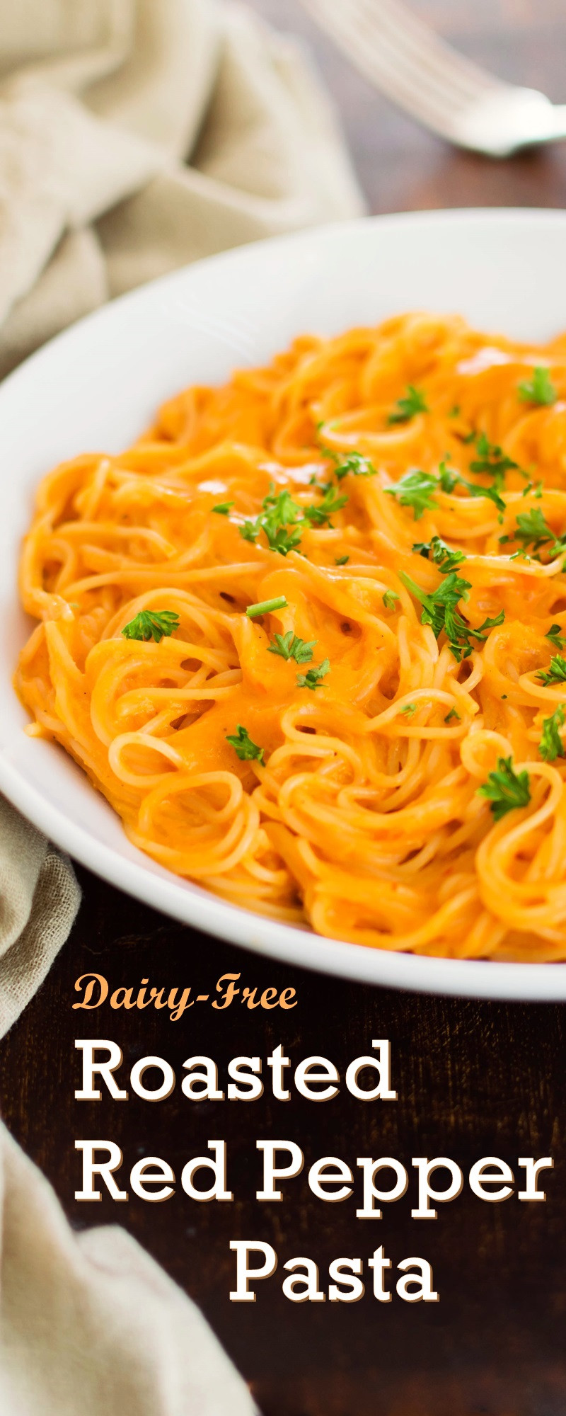 Dairy Free Pasta Recipes
 Roasted Red Pepper Pasta Recipe Creamy Spicy Easy and