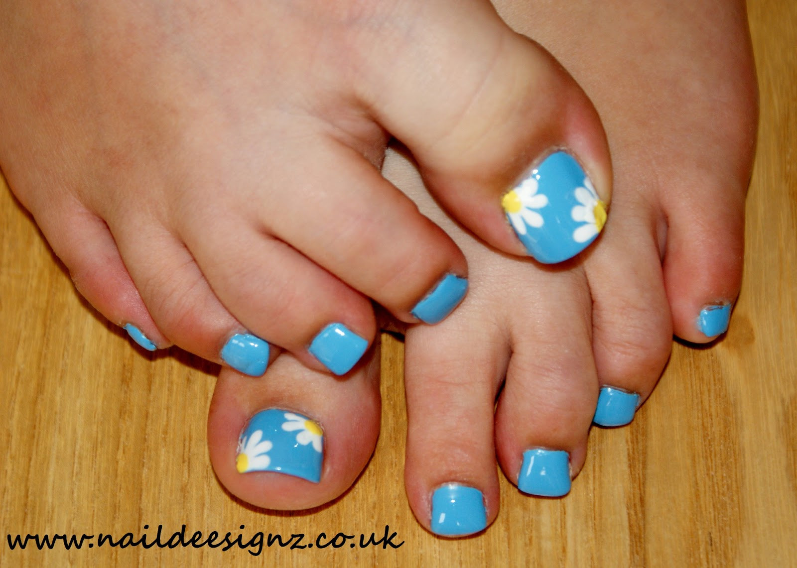 Daisy Toe Nail Art
 Christine s Nail Designs Easy Nail Designs For Short