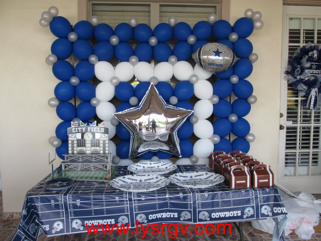 Dallas Cowboys Birthday Decorations
 Dallas Cowboys 3rd Birthday Walls Lift Your Spirits