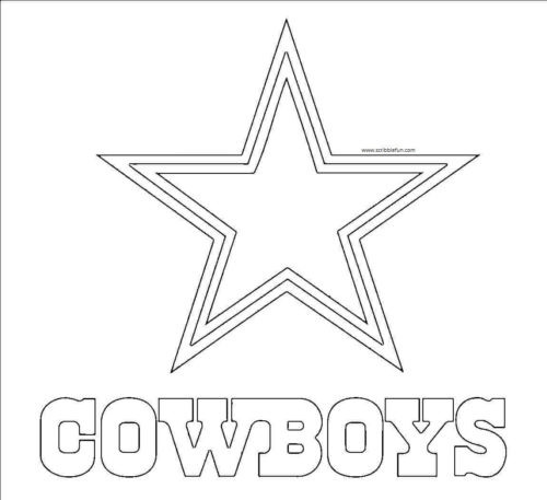 Dallas Cowboys Coloring Book
 30 Free NFL Coloring Pages Printable