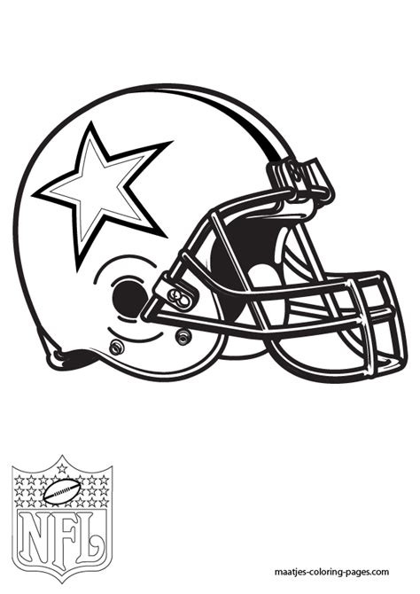 Dallas Cowboys Coloring Pages
 Dallas Cowboy Football Helmet Coloring Pages Foto