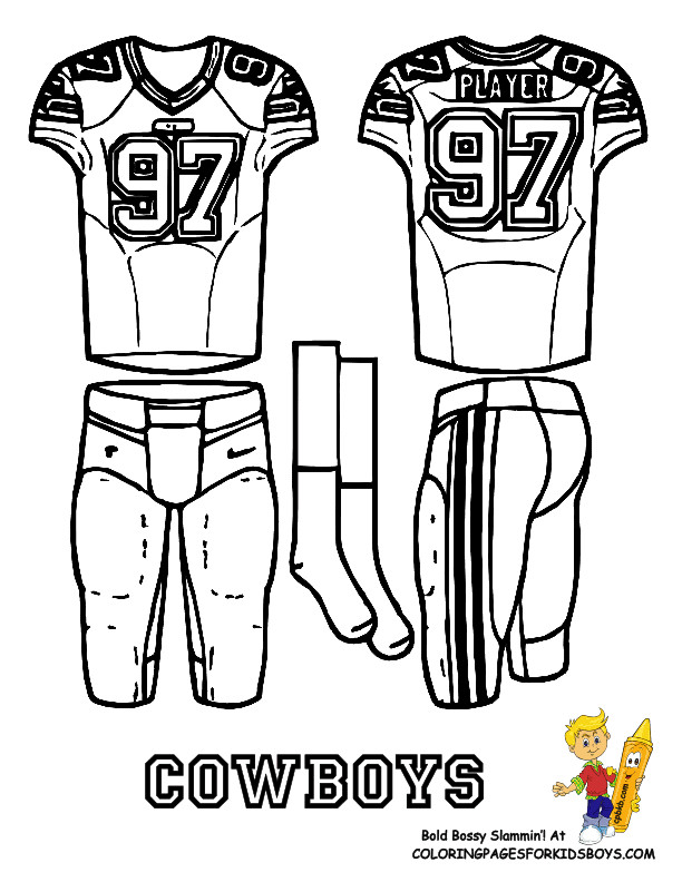 Dallas Cowboys Coloring Sheet
 Dallas Cowboys Nfl Sheets Coloring Pages