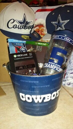 Dallas Cowboys Gift Basket Ideas
 Gift Basket for Boyfriend for Christmas Filled with