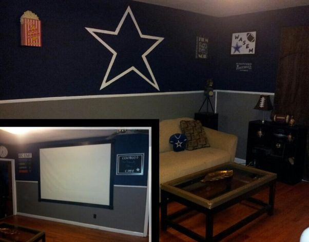 Dallas Cowboys Kids Room
 dallas cowboys theme bedroom paint job