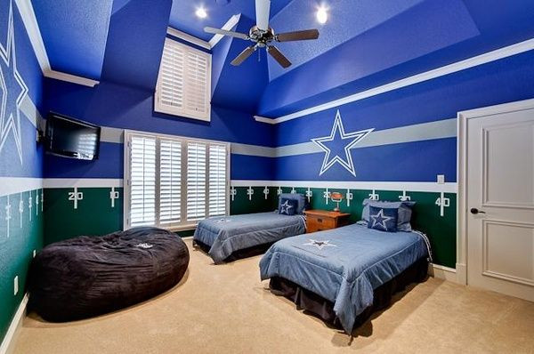 Dallas Cowboys Kids Room
 Dallas Cowboys bedroom oh dear if my husband sees this