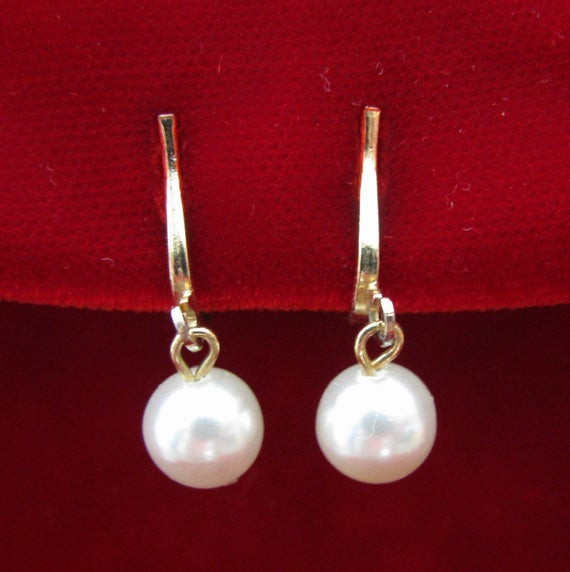 Dangling Pearl Earrings
 Faux Pearl Dangle Earrings Pearl Drop Earrings Clip on