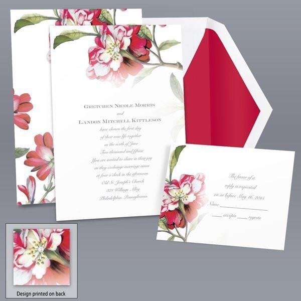 David Bridal Wedding Invitations
 DB9855L8T wedding invitation